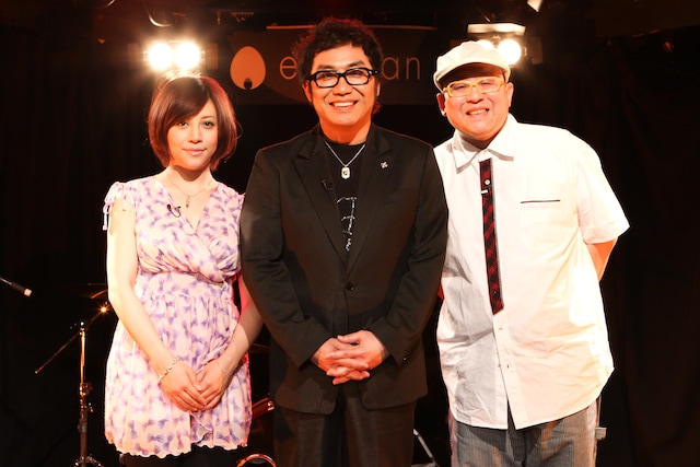 「ディープピープル」でそれぞれのモノマネ論をディープに語り尽すミラクルひかる、コロッケ、コージー富田（左から）。(c)NHK総合