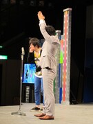 「爆笑！ばちーんんん」収録中のLLR。