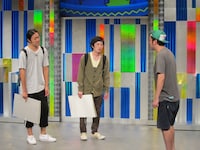 「爆笑！ばちーんんん」収録中のグランジ。