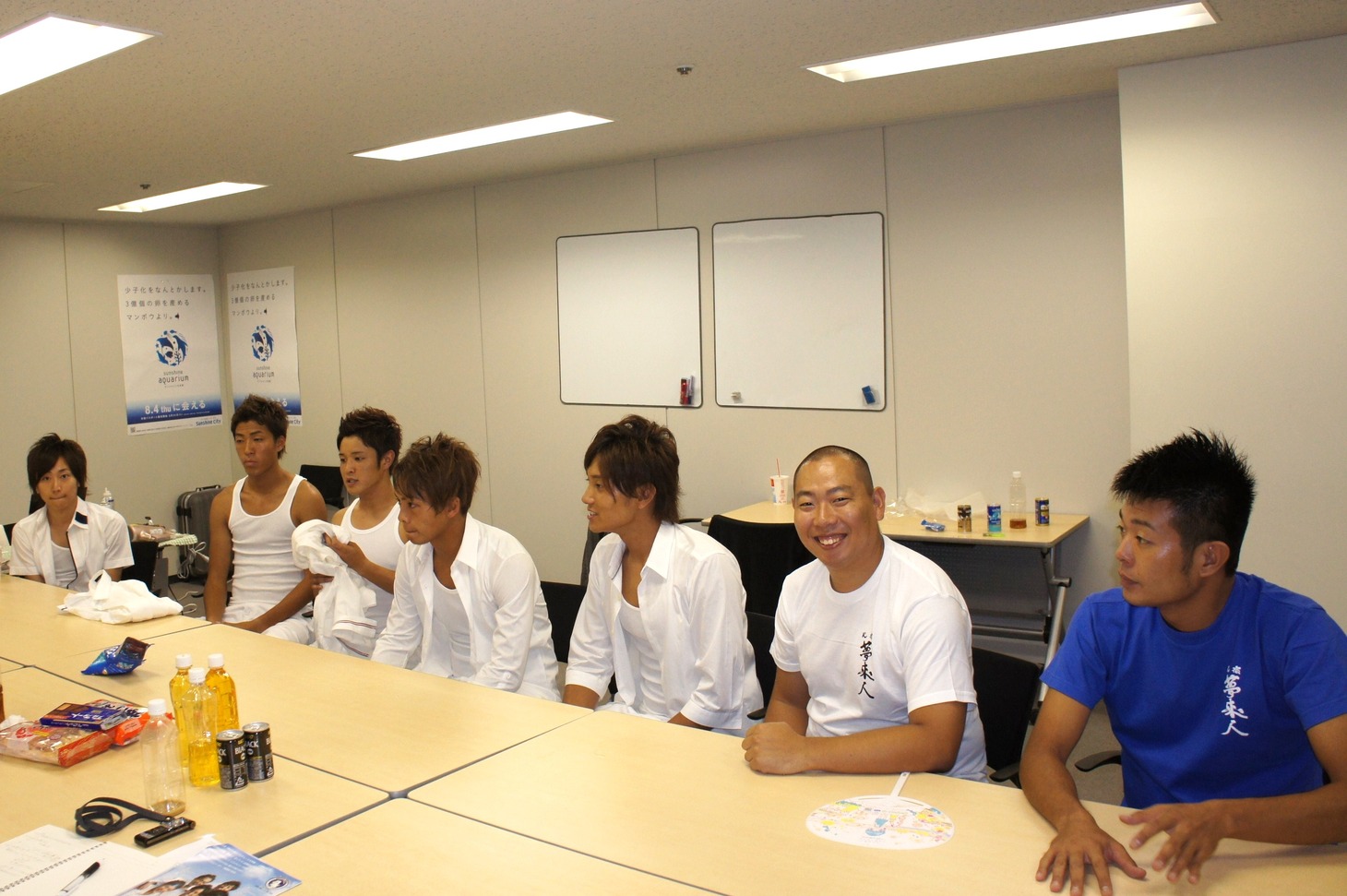 取材会の様子。