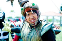 映画「琉神マブヤー THE MOVIE 七つのマブイ」で、琉神マブヤーの宿敵・ハブデービルとして登場するガレッジセール・ゴリ。(c)2011琉神マブヤーTHE MOVIE製作委員会