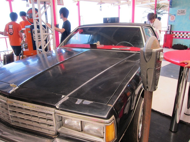 木村こだわりの年代もののキャデラック。