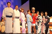 フォトセッションの一場面。