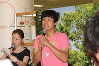 長野県出身のもう中学生（中央）。