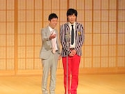 虹鱒「昔話」。予想を裏切る展開をみせる漫才で、今大会のラストを飾った。