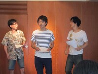 立ち稽古の風景。