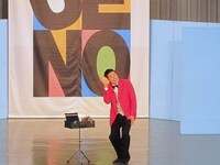 マギー審司。黒柳徹子から言われた言葉に会場も沸いた。