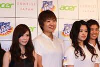 フォトセッションの一場面。