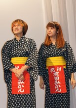 「ハリセンボンを慕う後輩芸人」として登壇したスパイク。