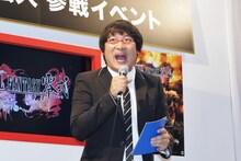 イベントの進行を務めた「ファイナルファンタジー」ファン・南海キャンディーズ山里。