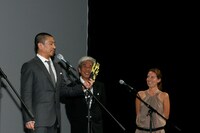 「大日本人」の舞台挨拶。