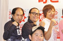 トレンディエンジェルと南海キャンディーズしずちゃん（左から）。