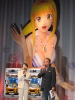 発表会の司会を務めたブラザー・トム。自身も海物語シリーズの大ファン。