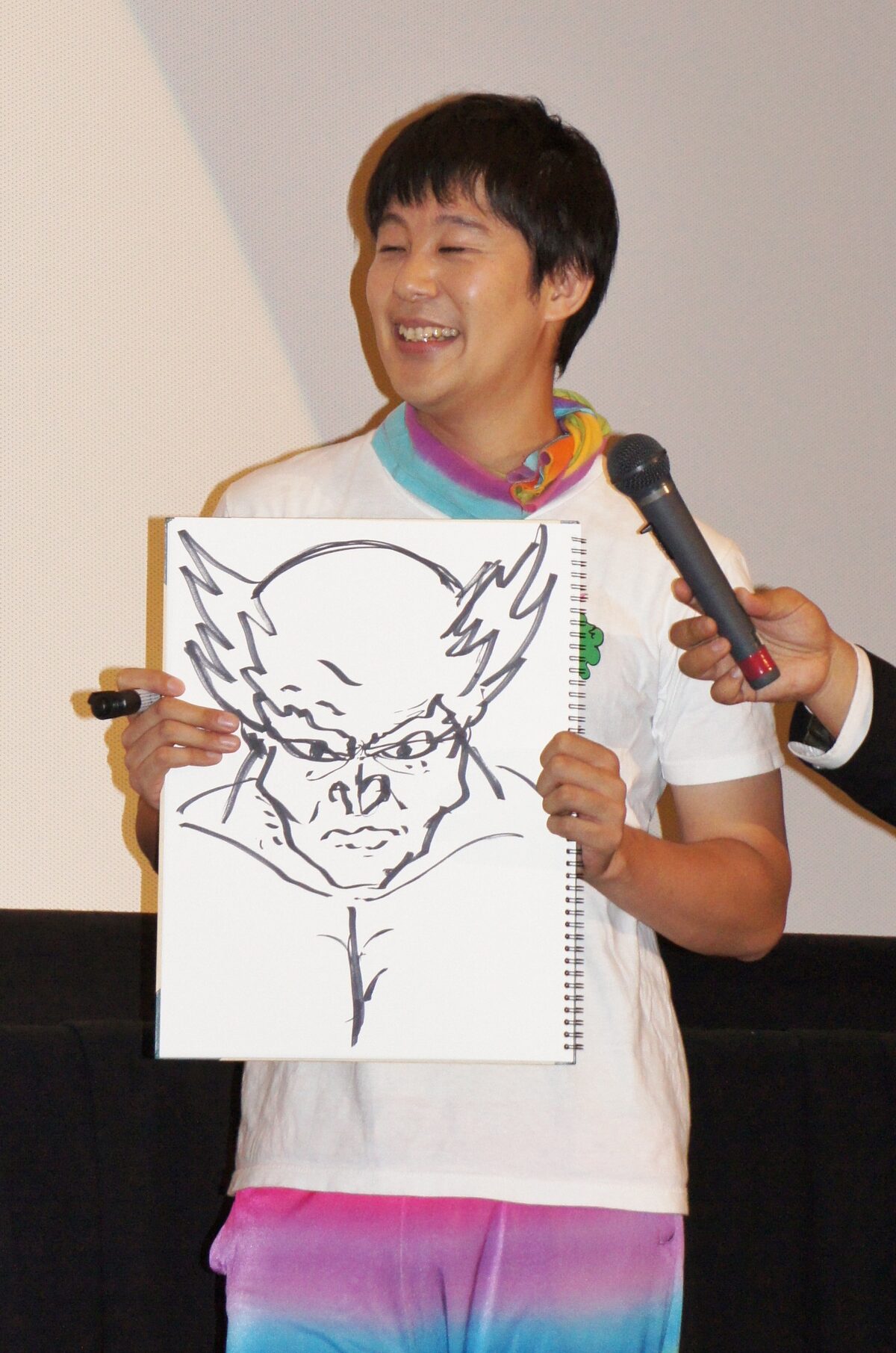 佐久間一行が描いた三島平八 鉄拳とさっくん 鉄拳 ゲーム対決で佐藤かよに完敗 画像ギャラリー 13 16 お笑いナタリー