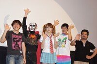 フォトセッションの一場面。