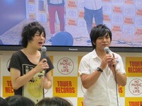 福田は「タダで音楽がきけて、涼しくて、1時間くらいすぐつぶせる。タワーレコードは最高の場所です」とよいしょ。