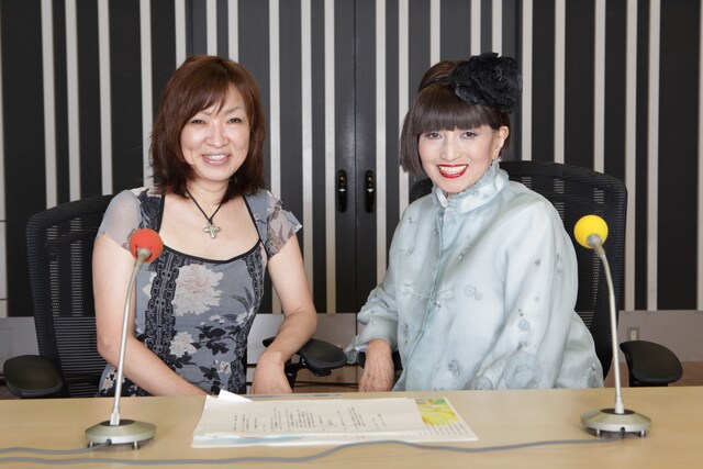 「清水ミチコのミッチャン・インポッシブル」で共演する清水ミチコと黒柳徹子（左から）。(c)ニッポン放送