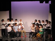 コントNO.10 梅小鉢・高田作「コンパ」。コンパ中の男女それぞれの本音をバックのコーラス隊が表現。高田は「ムートン伊藤さんのウザさとsatomiさんのブスさが際立ちました」とコメント。