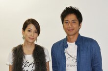 新番組「暮らしに役立つ！家電の学校」でナビゲーターを務める内田恭子とチュートリアル徳井（左から）。