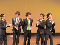 タイムマシーン3号・山本、磁石・永沢、Hi-Hi上田、風藤松原・風藤、流れ星・ちゅうえいの漫才。山本が4人のボケにツッコミまくった。超新塾をモチーフにした部分も。