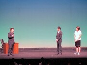 社長のもとに、社長の娘との結婚を請いに来た部下。一筋縄ではいかない部下と娘に冷静な父が振り回される。