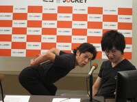 ヘルニアにもかかわらず、ギャグ「ここ何でも乗るよ～」のリアルバージョンを試そうとするちゅうえい。