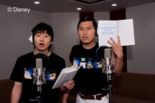 「フィニアスとファーブ / ザ・ムービー」に声優として参加したオードリー。メインボーカルに若林、コーラスに春日という布陣で挿入歌も担当している。(c)Disney