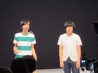 人力舎の先輩たちがみんな優しいという話から、アンジャッシュ児嶋やドランクドラゴン鈴木などの話も。プライベートではサッカーや釣りを仲良く楽しんでいる人力舎芸人たちの様子に観客たちも嬉しそうに聞き入った。