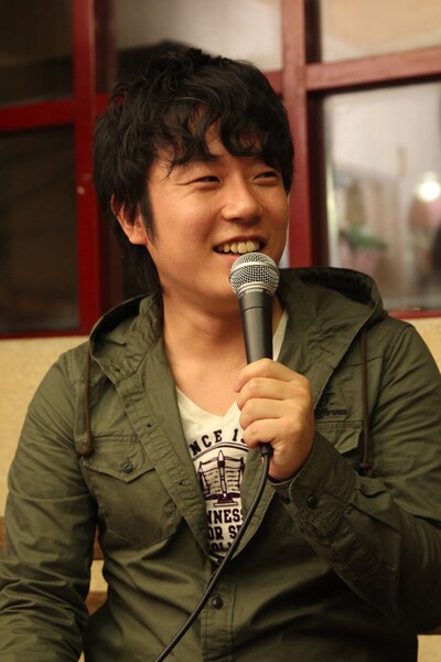 トークイベント「せき止めてTONIGHT☆2011」に出演した鳥口JOHNマサヤ。