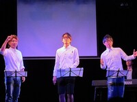 イタリアのカンツォーネ「オー・ソレ・ミオ」を熱唱する3人。しかしイーグルの歌い方は梶本から「ママを呼んでるみたい」と言われてしまった。