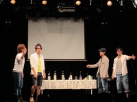 利き焼酎のコーナーが終わるのを待てずに乱入したネプチューン名倉。