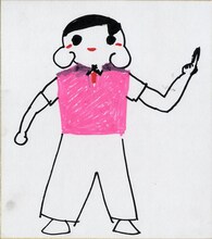 10月2日（日）から16日（日）に行われる「みんなに届け！Happyチュウキョ～くんキャンペーン」の企画で、オードリー春日が描いた“Happyチュウキョ～くん”。