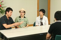 番組収録の一場面。