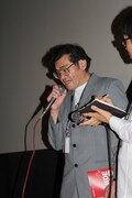 第16回釜山国際映画祭で韓国語による舞台挨拶を披露した「さや侍」主演・野見隆明。