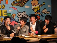 鬼ヶ島が「最もお世話になった4人」というドランクドラゴン鈴木、キングオブコメディ高橋、ザンゼンジが登場。すでに3時間が経過していたが、観客も彼らの登場に大喜び。