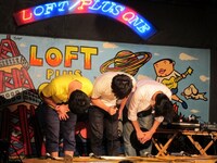 優勝できずに申し訳ないと頭を下げた鬼ヶ島。