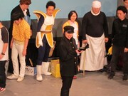 POISON GIRL BAND阿部。シュール過ぎる内容や、やたらと暗転が長いギャグに審査も混乱。