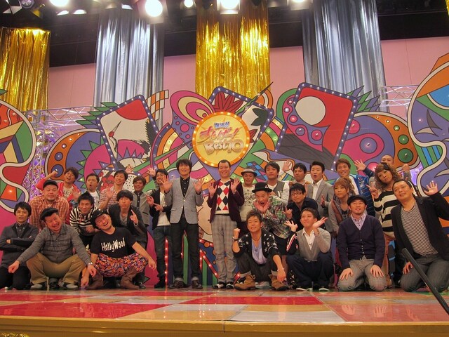 ABC創立60周年記念特別番組「復活!! すんげー！BEST10」に出演するMCの千原兄弟ら。