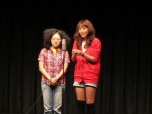 アルミカン。小さい頃によくやった遊びをやってみる2人。何か違う赤阪が得意なものは。