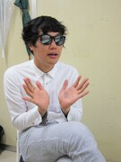 インタビュー中のもう中学生。