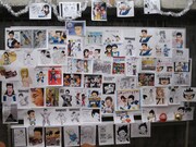 番組に寄せられた100回を祝うイラスト。