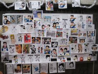 番組に寄せられた100回を祝うイラスト。