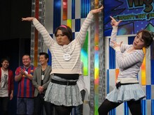 あげははショート漫才を披露するも退場。「悪い男ね」と捨て台詞を吐いて去っていった。