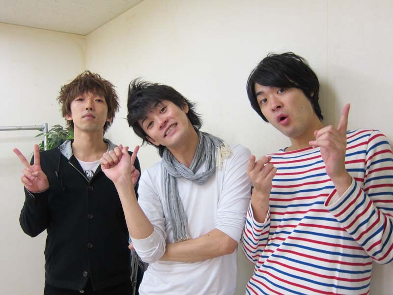 今週末11月19日（土）に東京・神保町花月にてライブ「つるかめランド」を開催するかたつむり林、ブレーメン岡部、畑中しんじろう。なお、畑中は永久ゲストだそう。