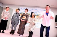 「47ご当地展～ウィンターコレクション～」会見の模様。(c)吉本興業