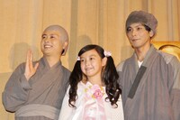 フォトセッションの一場面。