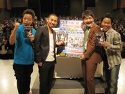 白いピアノと漫才を披露、千鳥が京橋花月でDVDイベント開催