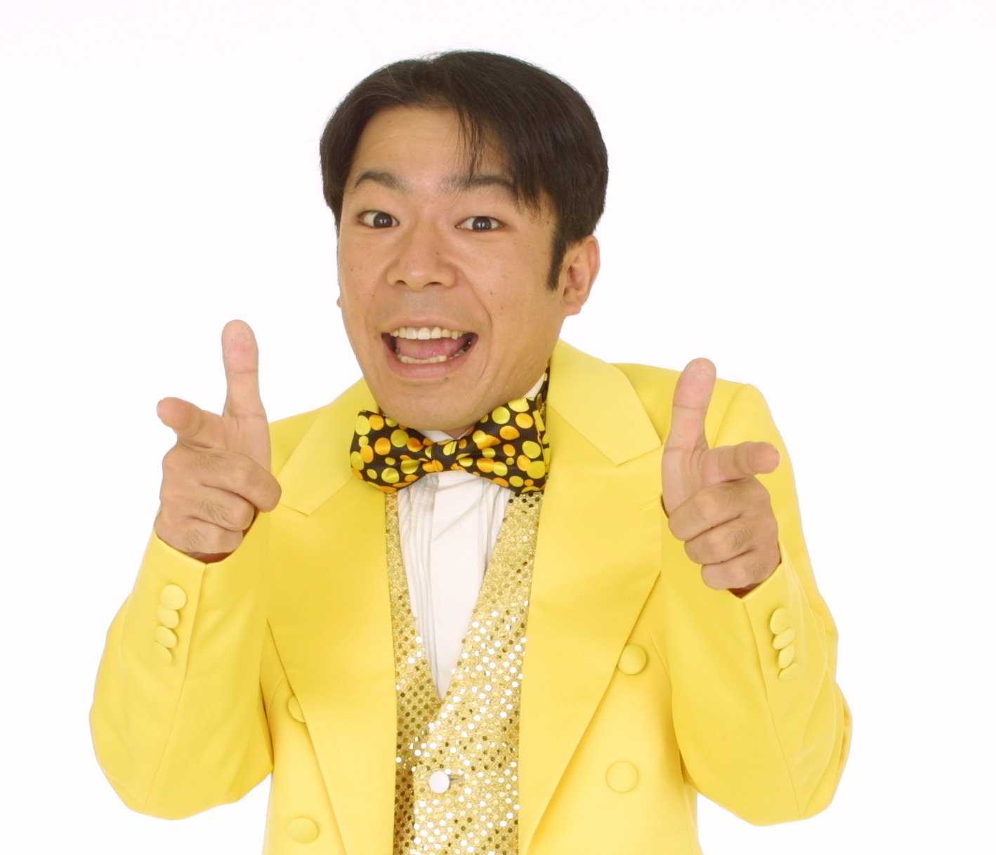 富士急ハイランドにて開催されるカウントダウンイベント「3、2、1発芸でカウントダウン！」に登場するダンディ坂野。