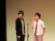 アイデンティティは漫才を披露。「コナン」をやってみたいという話になる。