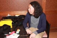 マンボウやしろについて語るカリカやしろ。